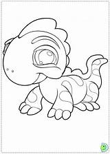 Coloring Dinokids Close Print sketch template