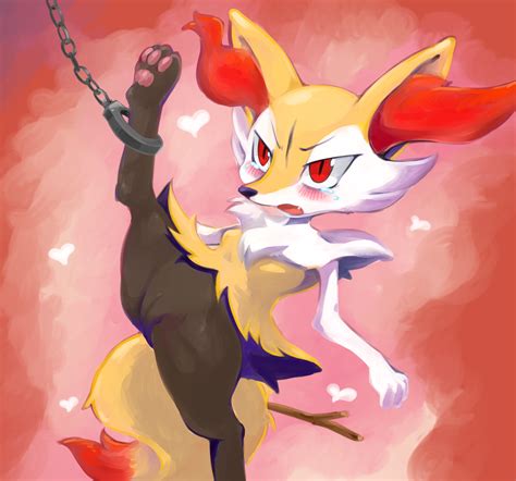 chained braixen luscious