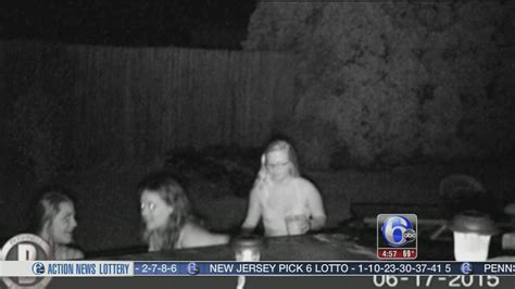 Hot Tub Hoppers Caught On Camera In Pa