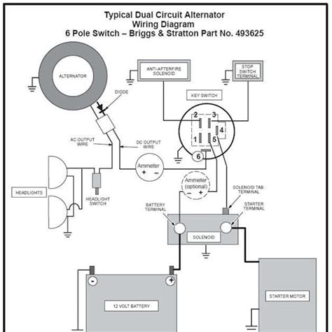 briggs  stratton ignition switch wiring diagram