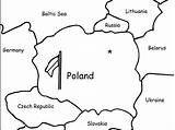 Poland Map Worksheets Printable Color sketch template