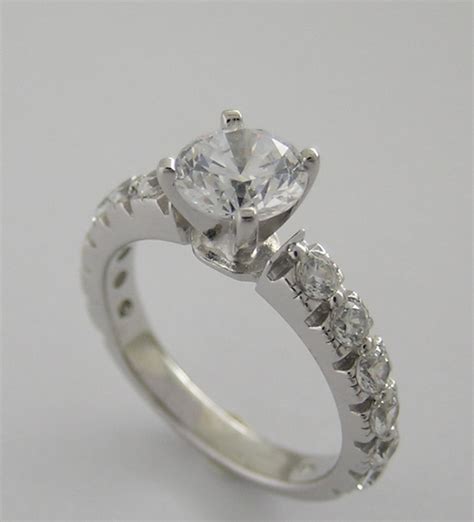 diamond engagement ring setting