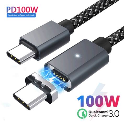magnetic cable  pd magnet fast charging usb  quick charger type  data cord  huawei