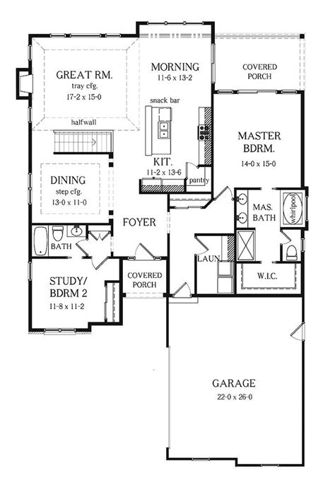 open floor plans  bedroom ranch house