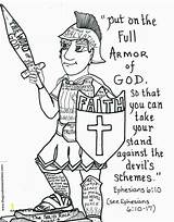 God Armor Coloring Pages Ephesians Bible Printable Drawing Kids Pillars Six Character Armour Paul Made Apostle Shipwrecked Kjv Sheets School sketch template