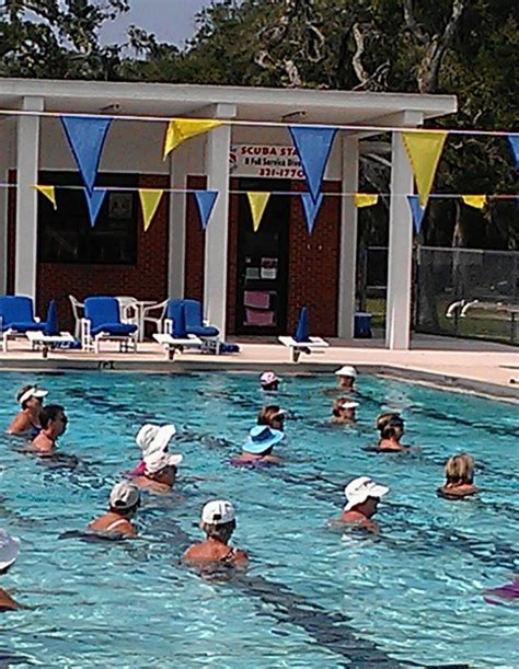 water aerobics  opens june   class size limits fernandina