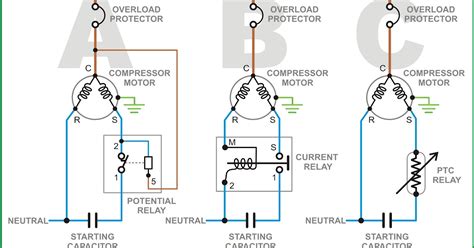 refrigerator start relay wiring diagram decoration ideas