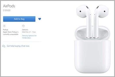airpods launch  apple store    december  delivery macrumors