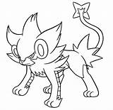 Pokemon Coloring Pages Luxray Luxio Printable Cartoon Cute Para Pokémon Template Horse Sheets Drawings Diamond sketch template