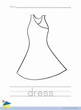 Dress Worksheet Coloring Clothes Worksheets Thelearningsite Info sketch template