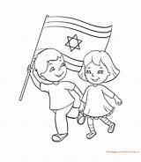 ציעה ישראל דגל דף ילדים עם דפי העצמאות ליום Coloring לציעה להדפסה Colouring Pages Israel ציורים Jewish Kids Il Info sketch template