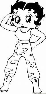 Betty Boop Coloring Pages Someone Looking Color Coloringpages101 Amazing Napisy Attachment Birijus sketch template