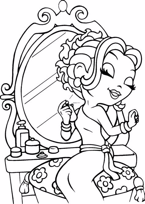 glamour lisa frank coloring pages  girls coloring pages