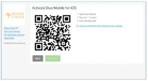 duo  factor authentication enrollment instructions information technology