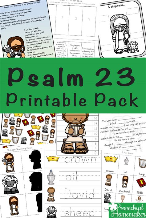 psalm  printable pack proverbial homemaker