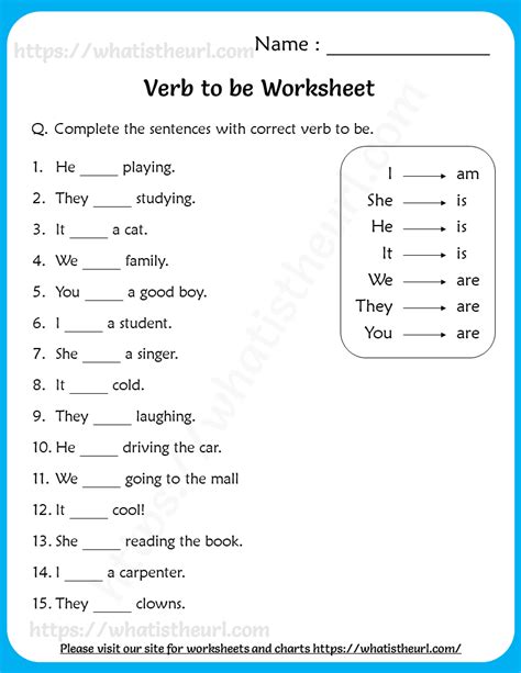 verb   worksheets  grade  english grammar  kids english