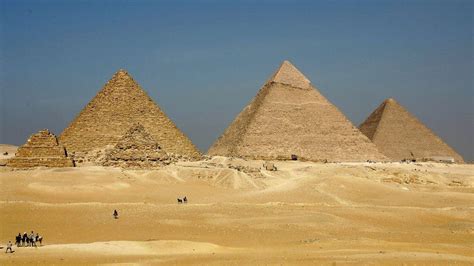 why do some people think the pyramids were grain stores bbc news