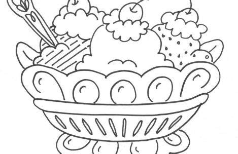 ice cream coloring pages sketsa
