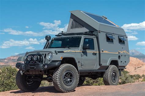 road camper  burly truck  expedition ready curbed
