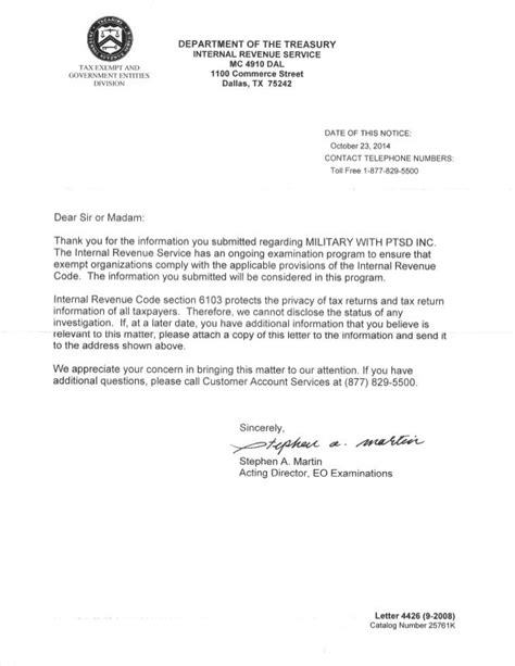 irs letter