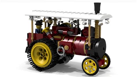 lego ideas steam tractor