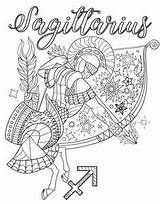 Coloring Capricorn Pages Printable Zodiac Adult Getcolorings Books Getdrawings sketch template