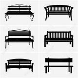 Bench Park Vector Benches Garden Clipart Silhouette Clip Stock Shutterstock Drawing Graphicriver Collection Vectors Illustration Simple Furniture Wooden Drawings Graphic sketch template