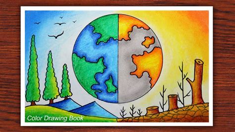 nature easy environment drawing  kids itsessiii