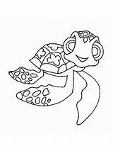 Squirt Coloring Pages Crush Nemo Finding Drawing Printable Turtle Cartoon Color Getdrawings Kids sketch template