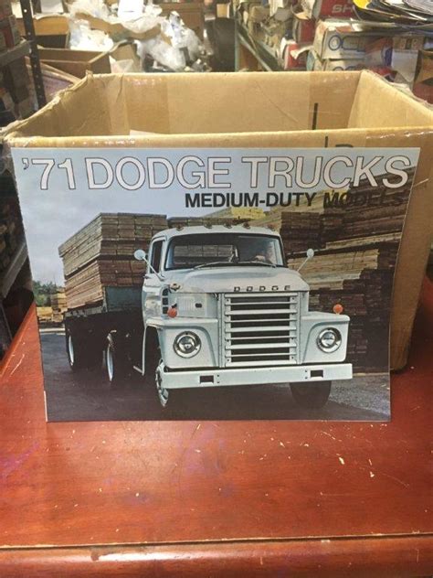 1971 Dodge Medium Duty Truck Sales Brochure Hiltop Auto