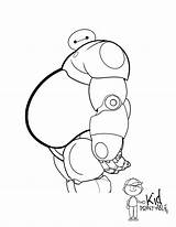 Coloring Baymax Pages Printable Comments Coloringhome sketch template