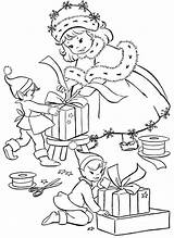 Christmas Pages Eve Coloring Getcolorings Vintage sketch template