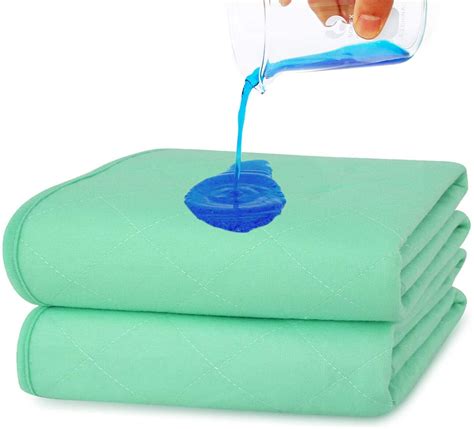 moonsea waterproof bed pads  incontinence washable  packx