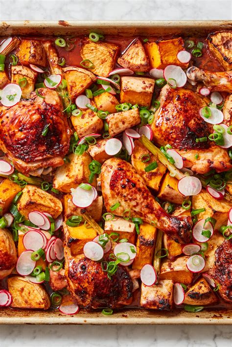 sheet pan paprika chicken with potatoes and turnips recipe nyt cooking
