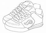 Kd Coloring Pages Shoes Shoe Getdrawings Getcolorings Template sketch template