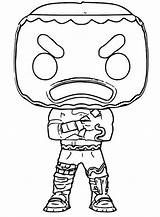 Fortnite Pop Funko Coloring Pages Merry Marauder Pops Drawing Figures sketch template