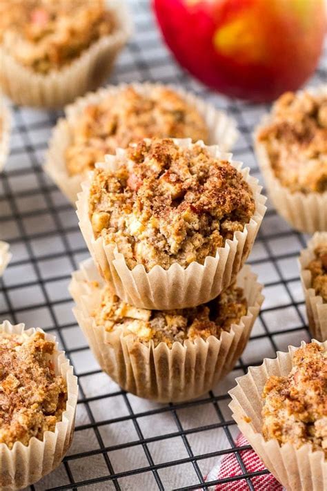 Moist And Tender These Apple Cinnamon Muffins Are Made With Almond