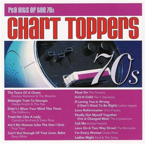 chart toppers randb hits of the 70 s by various artists compilation