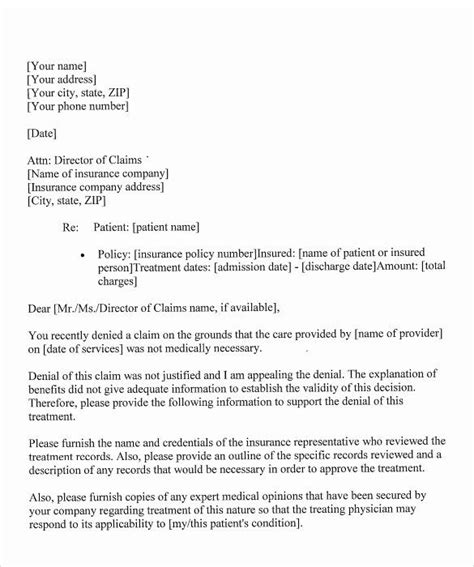fema appeal letter template