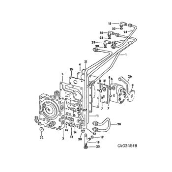 international tractor     hydraulics auxiliary valves  tubes