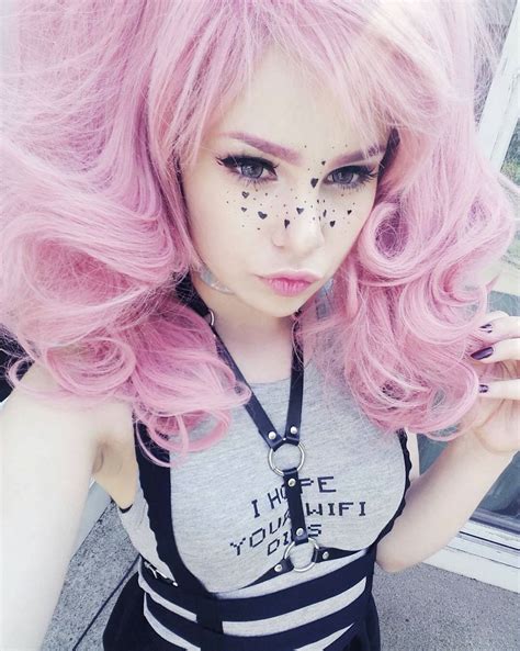 pink hair pastel goth hair goth hair pastel goth makeup