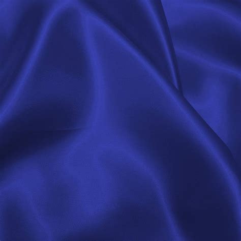 satin uni bleu roi  cm pas cher tissus price