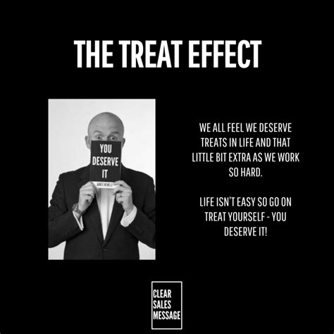treat effect clear sales message