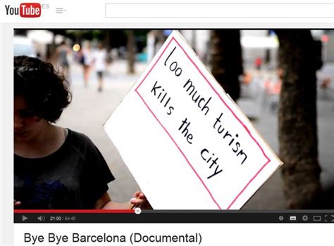 barcelona  la masificacion turistica en  nuevo documental economia