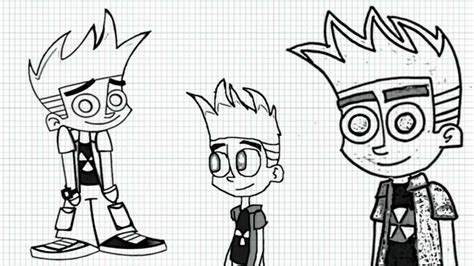 johnny test  draw clip art library
