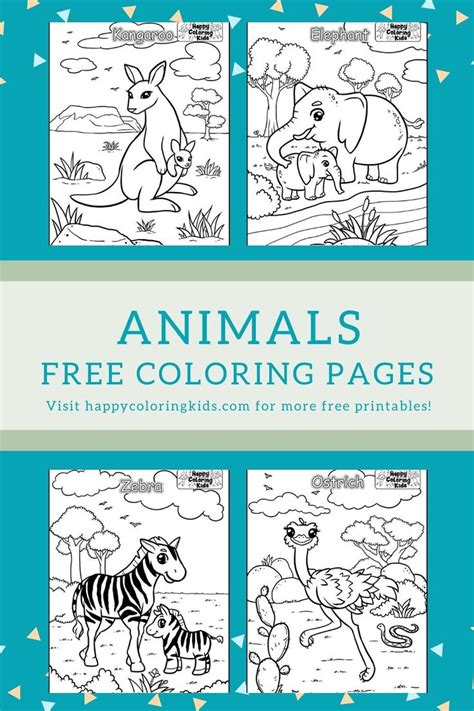 animals  coloring pages  print coloring pages preschool