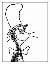 Seuss Hat sketch template