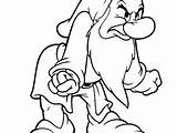 Grumpy Dwarf Coloring Pages Getcolorings Doc Clipartmag Drawing sketch template