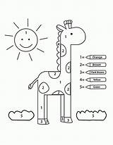 Kindergarten Giraffe Safari Apocalomegaproductions Wuppsy sketch template