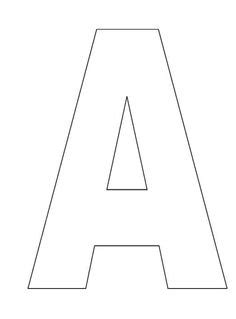 uppercase letter  template printable alphabet worksheets letter